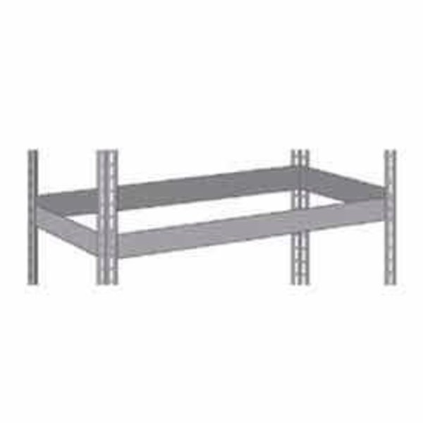 Global Equipment Additional Shelf Level Boltless 48"W x 12"D - Gray 601905A